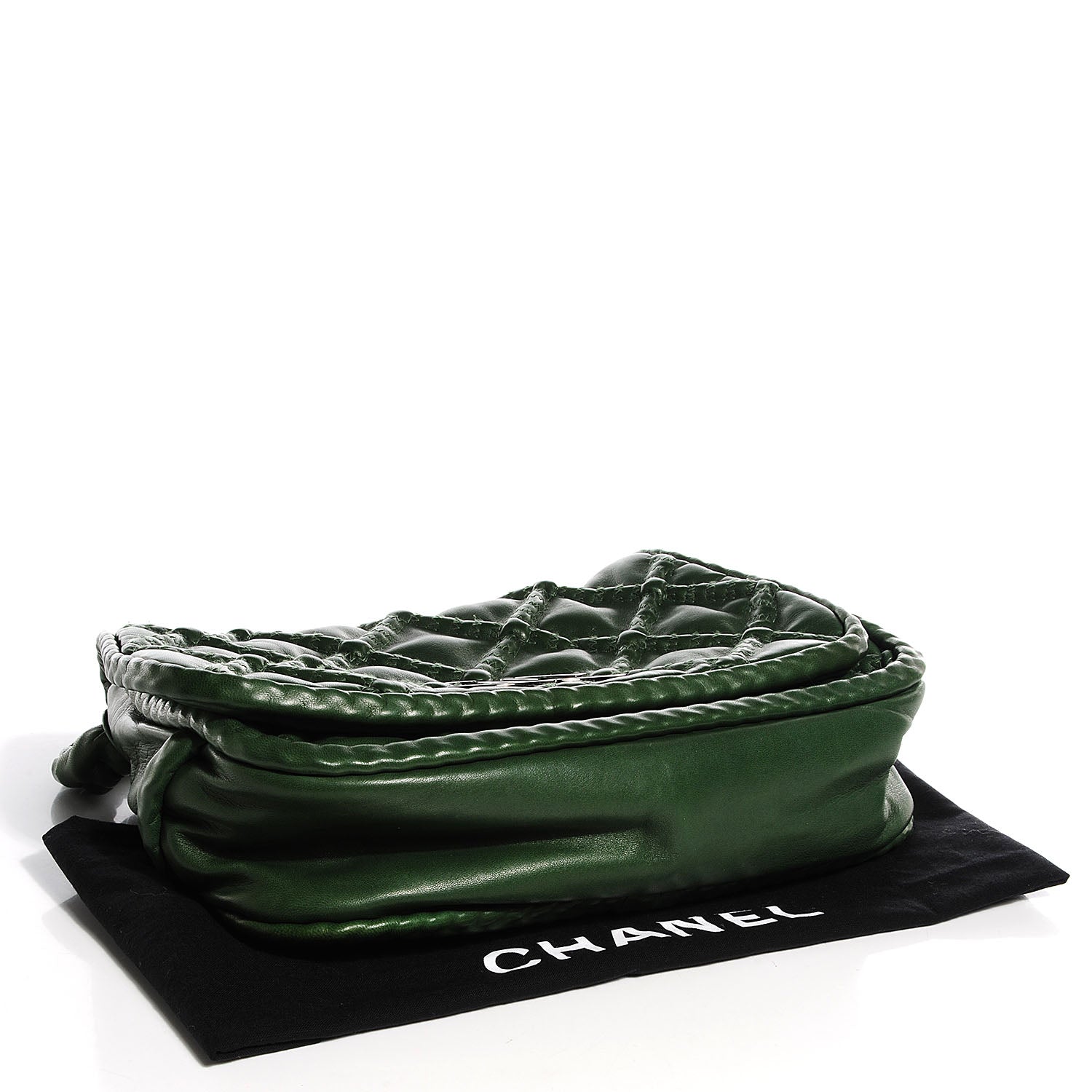 Chanel Lambskin Hidden Chain Flap Green 4 of 9
