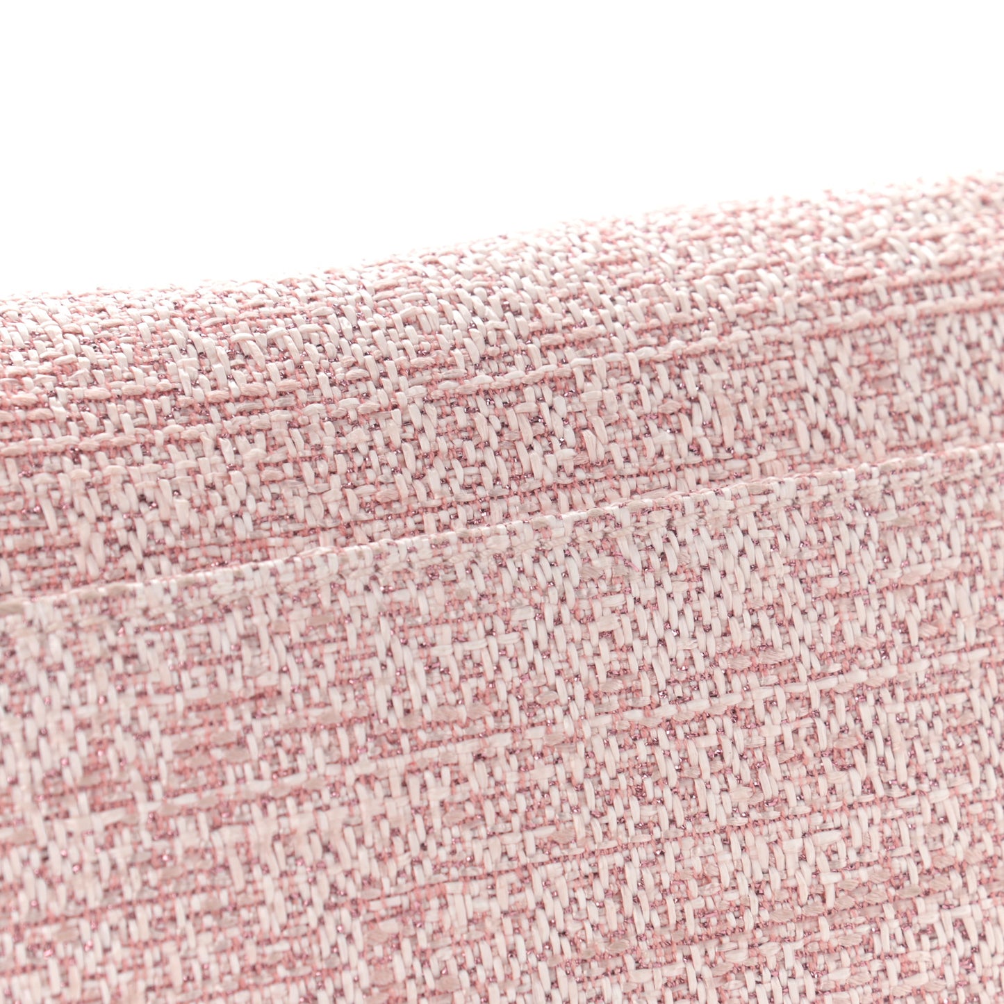 Straw Lurex Medium Deauville Tote Pink