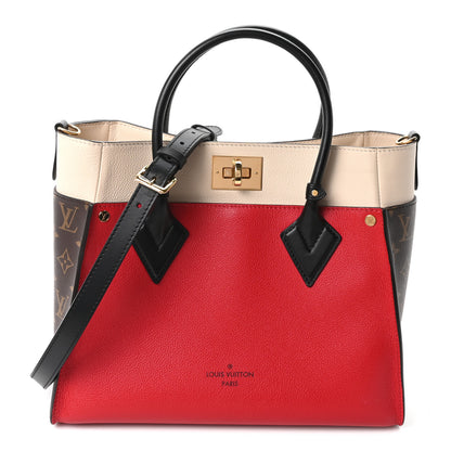 Louis Vuitton Calfskin Monogram On My Side Pirate Red 1 of 10