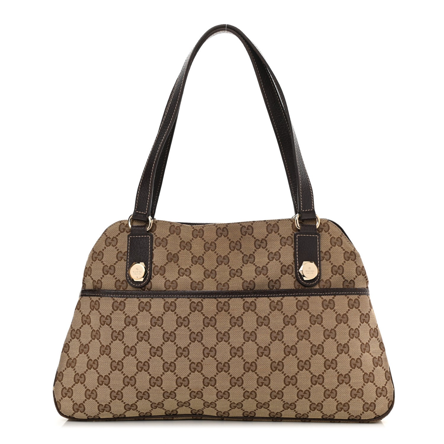 Gucci Monogram Medium Charmy Shoulder Bag Brown 1 of 12