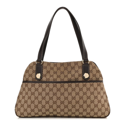 Gucci Monogram Medium Charmy Shoulder Bag Brown 1 of 12