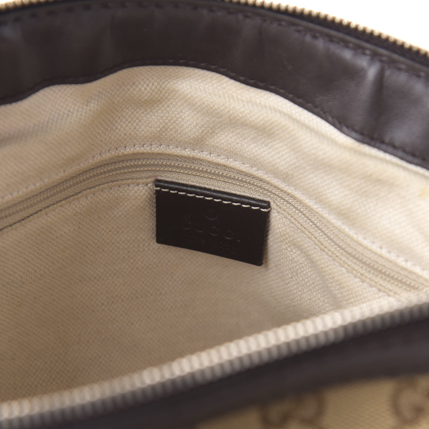 Gucci Monogram Medium Sukey Top Handle Dark Brown 8 of 10
