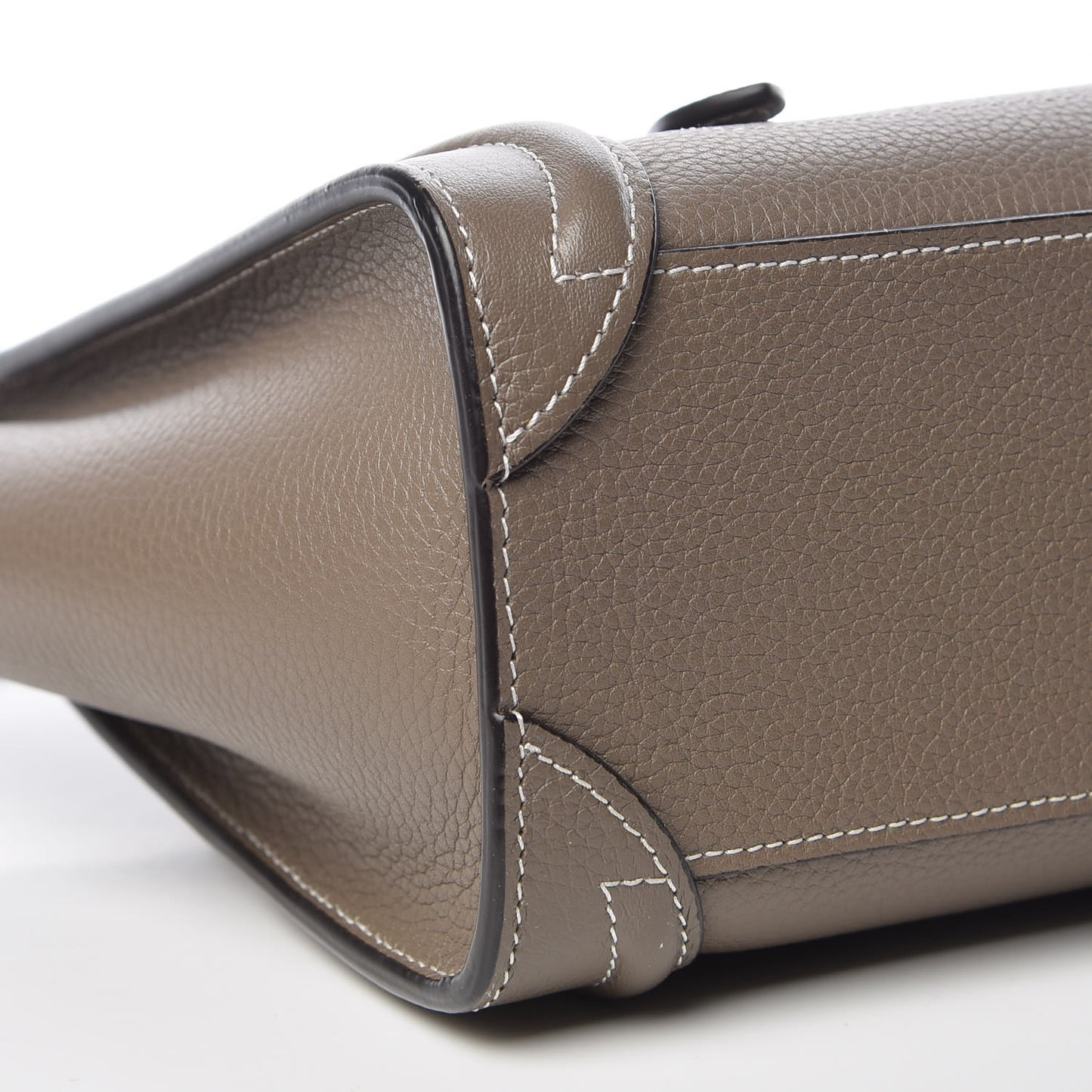 Drummed Calfskin Nano Luggage Souris