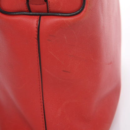 Celine Lambskin Small Soft Cube Satchel Bright Red 12 of 13