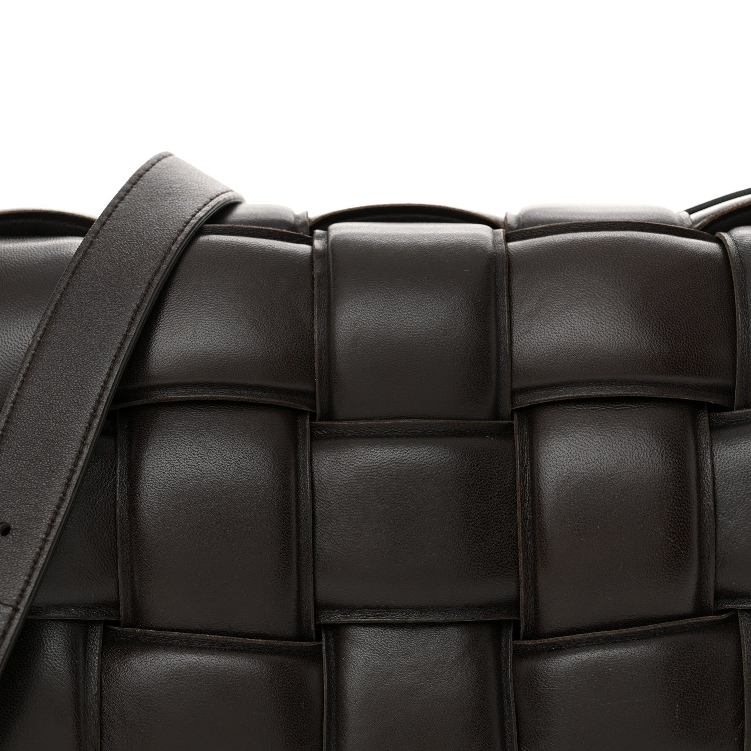 Bottega Veneta Nappa Maxi Intreccio Padded Cassette Crossbody Bag Fondente 8 of 15