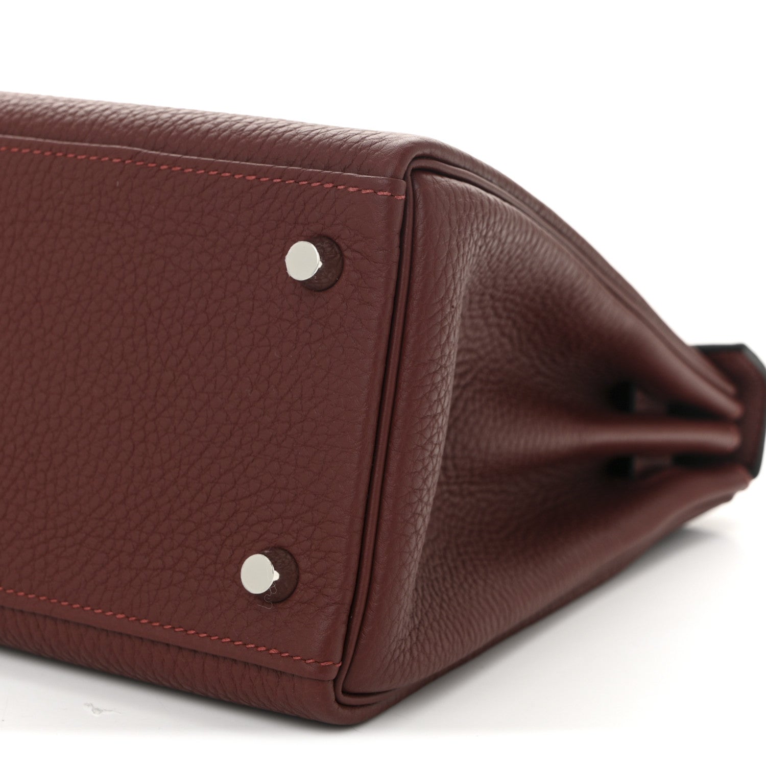 Hermes Togo Kelly Retourne 28 Rouge H 10 of 11
