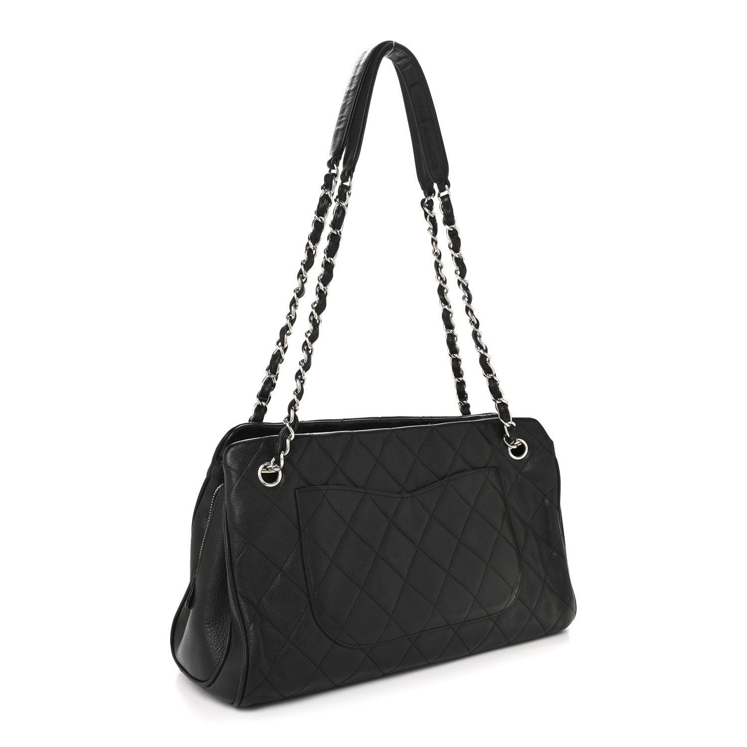 Chanel Caviar Quilted Shopping Tote Black 3 of 15