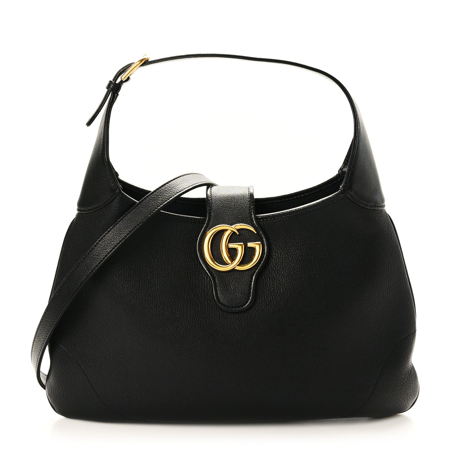 Goatskin Medium Aphrodite Shoulder Bag Black