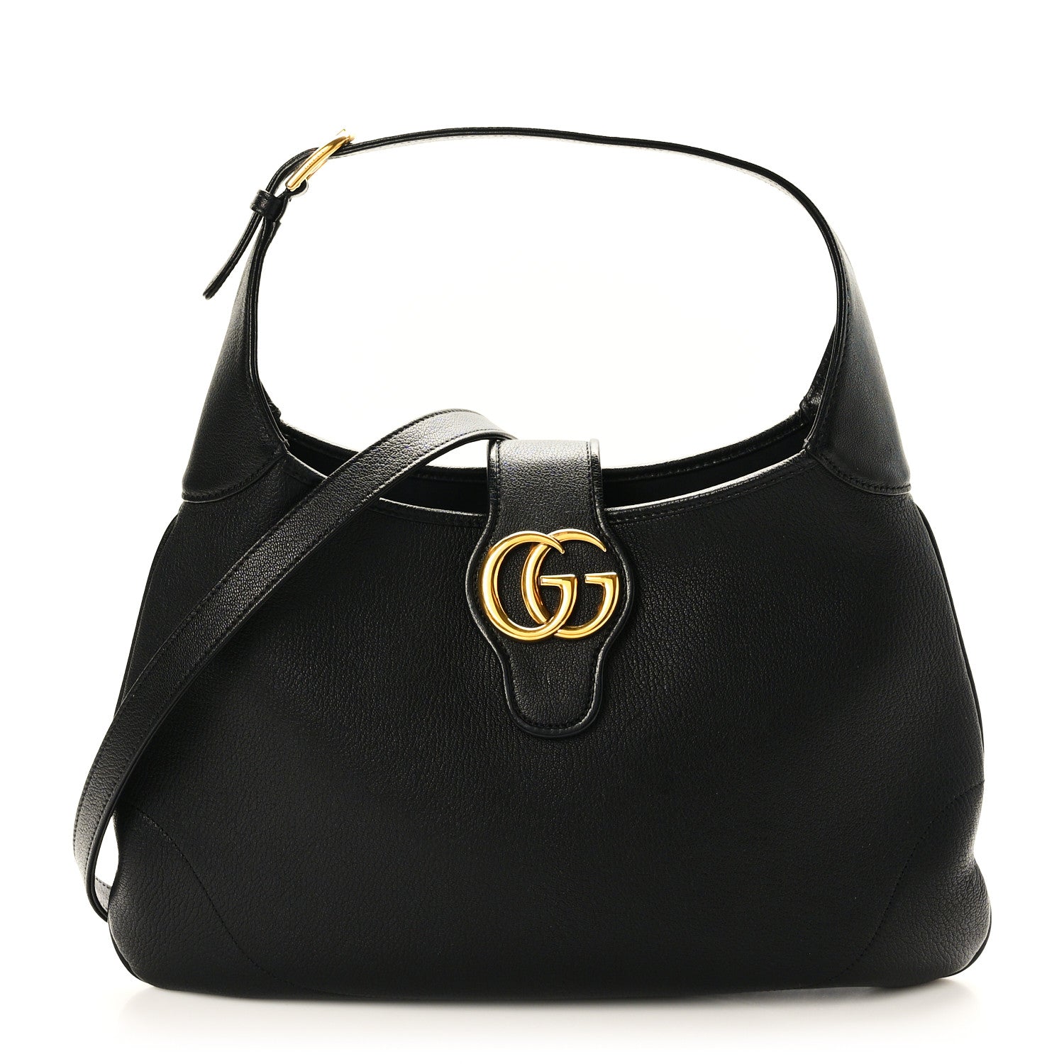 Gucci Goatskin Medium Aphrodite Shoulder Bag Black 1 of 9