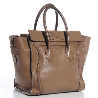 Celine Smooth Calfskin Mini Luggage Camel 3 of 14