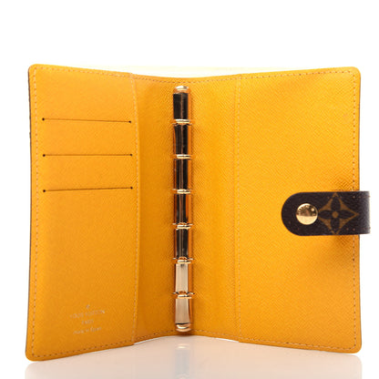 Louis Vuitton Monogram Groom Small Ring Agenda Cover Yellow 5 of 8