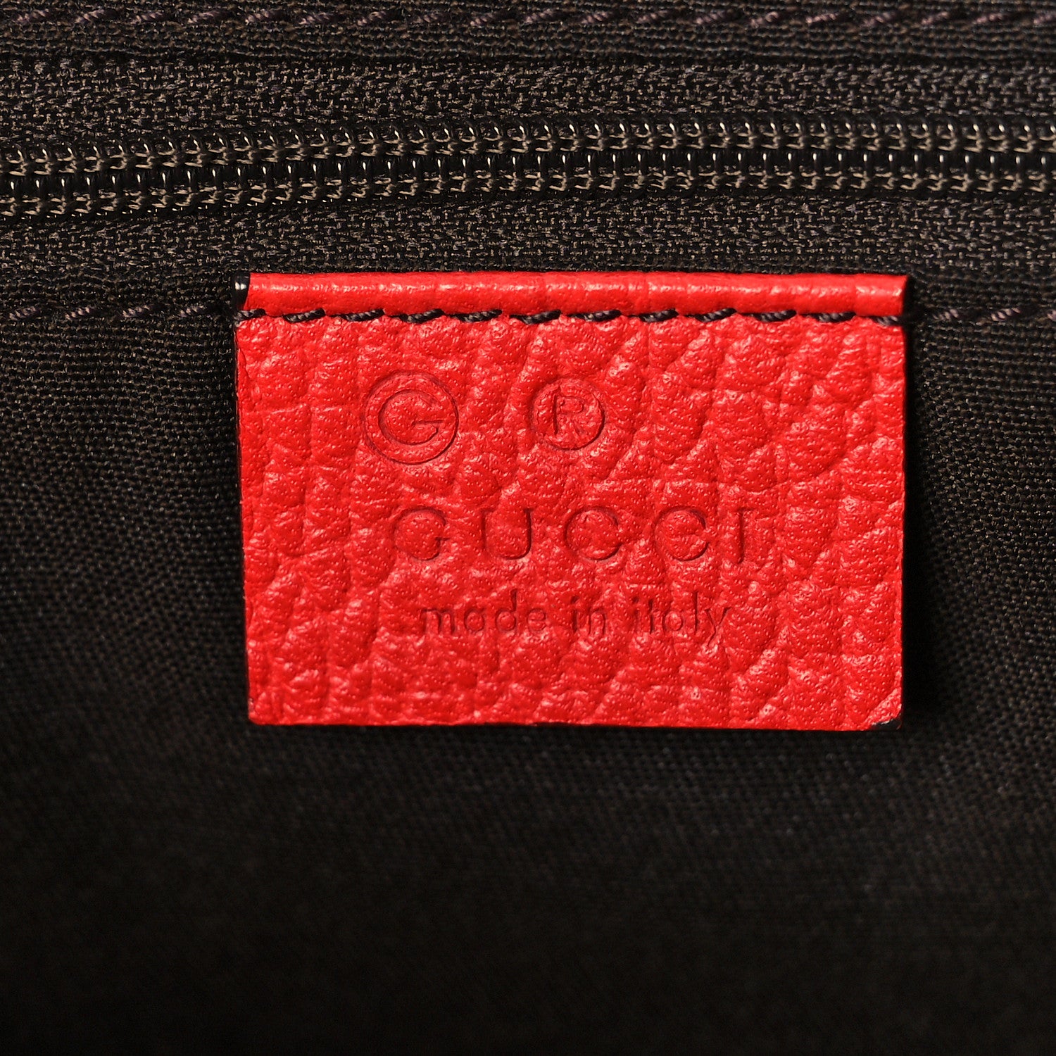Gucci Dollar Calfskin Medium GG Charm Dome Satchel Sporting Red 6 of 11