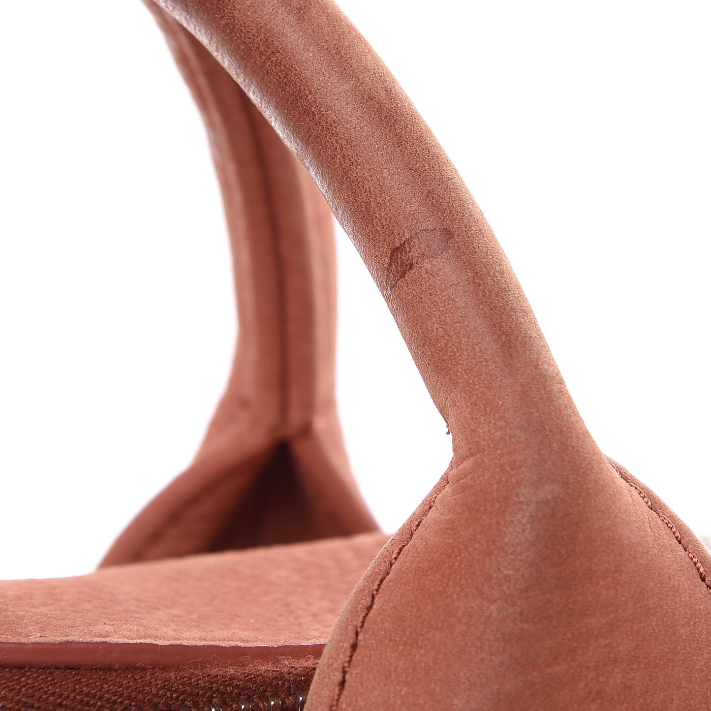 Nubuck Mini Rockie Silver Hardware Terra Cotta