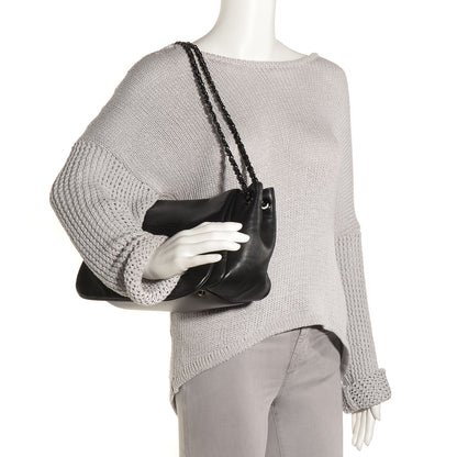 Chanel Lambskin Studded Accordion CC Flap Black 2 of 7