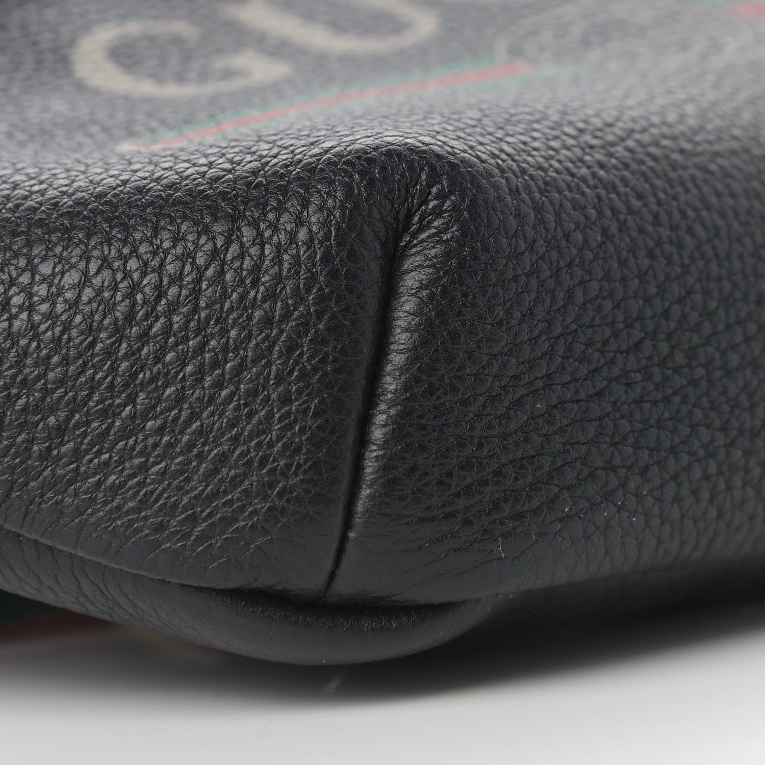 Gucci Grained Calfskin Small Logo Belt Bag Black 8 of 9