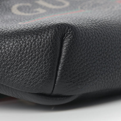 Gucci Grained Calfskin Small Logo Belt Bag Black 8 of 9