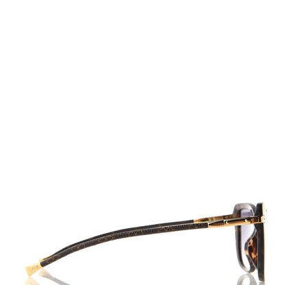 Louis Vuitton Monogram Charlotte Z0629W Sunglasses Dark Tortoise 3 of 9