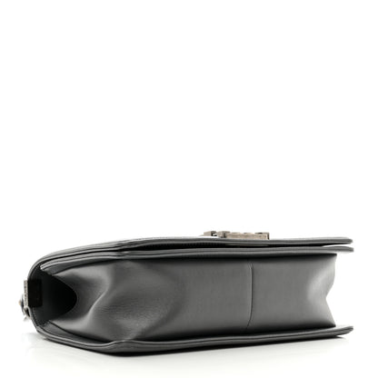 Chanel Lambskin Quilted Medium Boy Flap Dark Grey 4 of 12