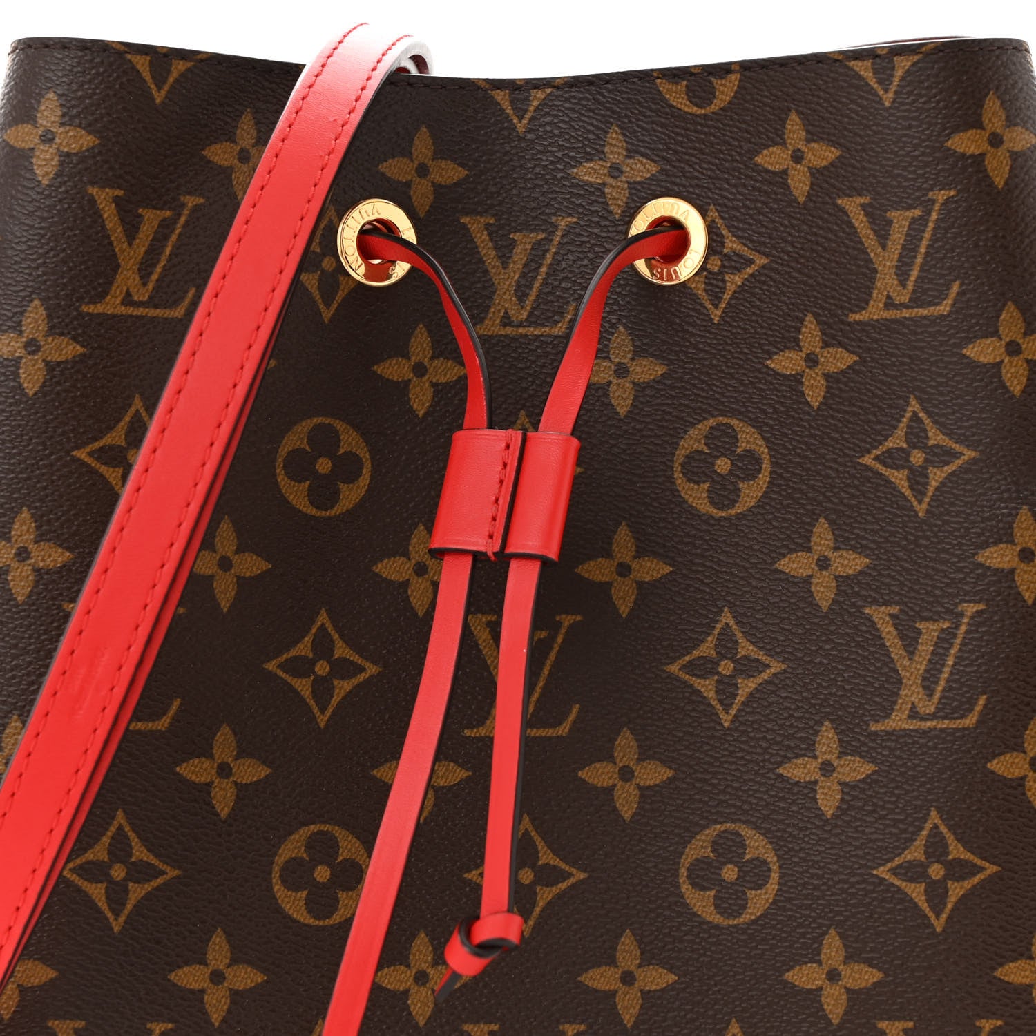 Louis Vuitton Monogram Neonoe MM Coquelicot 7 of 9