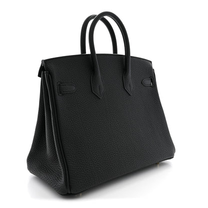 Hermes Togo Birkin 25 Black 3 of 11