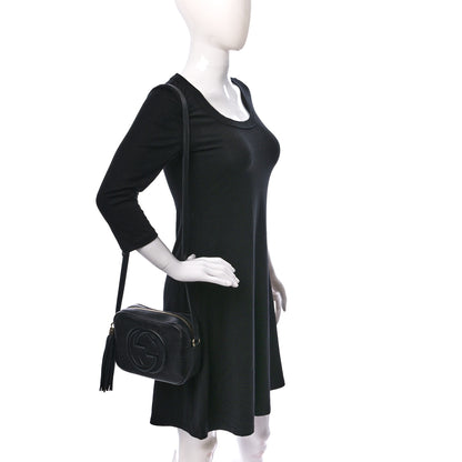 Gucci Pebbled Calfskin Small Soho Disco Bag Black 2 of 8