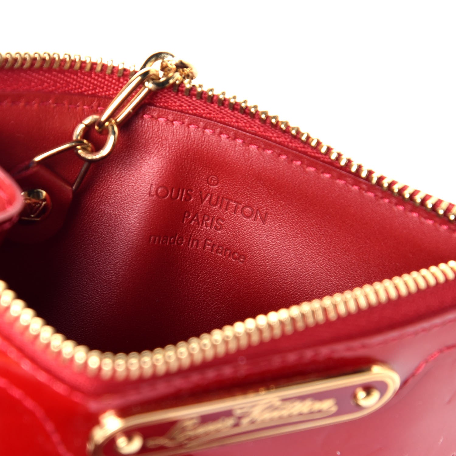 Louis Vuitton Vernis Key Pouch Pomme D'Amour 6 of 9