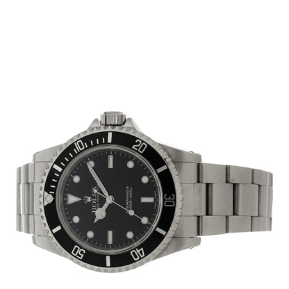 Rolex Stainless Steel 40mm Oyster Perpetual Submariner Watch Black 14060 2 of 4