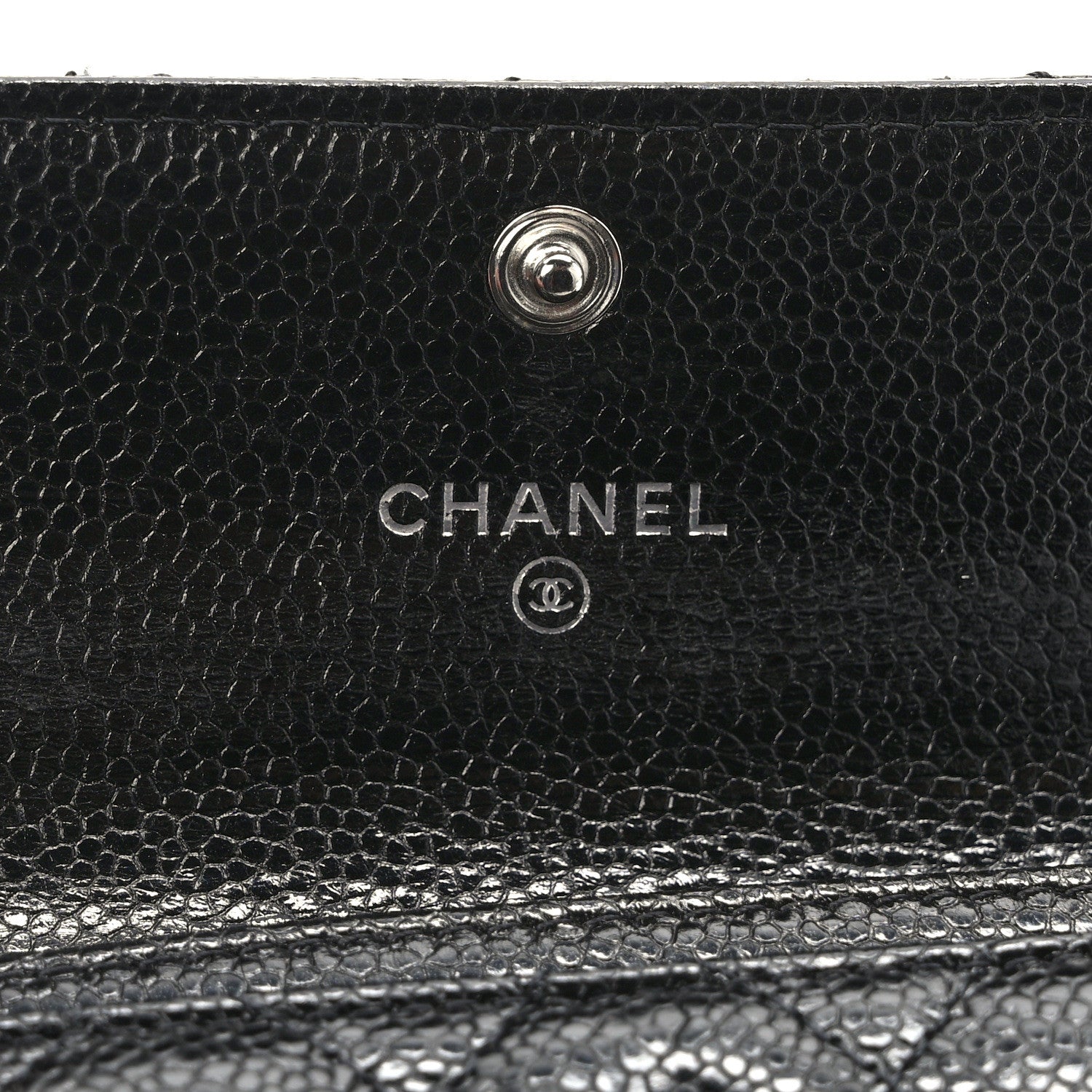 Chanel Caviar Quilted Flap Card Holder So Black 6 of 9