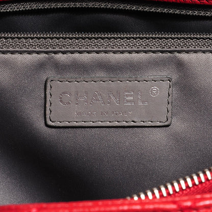 Chanel Caviar Grand Shopping Tote GST Red 6 of 8
