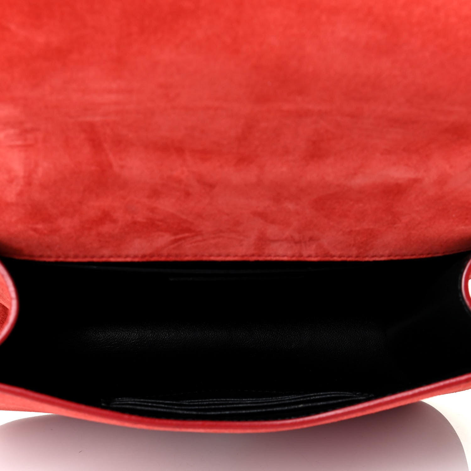 Saint Laurent Suede Star Patchwork Monogram Small Spontini Saddle Bag Red 4 of 6