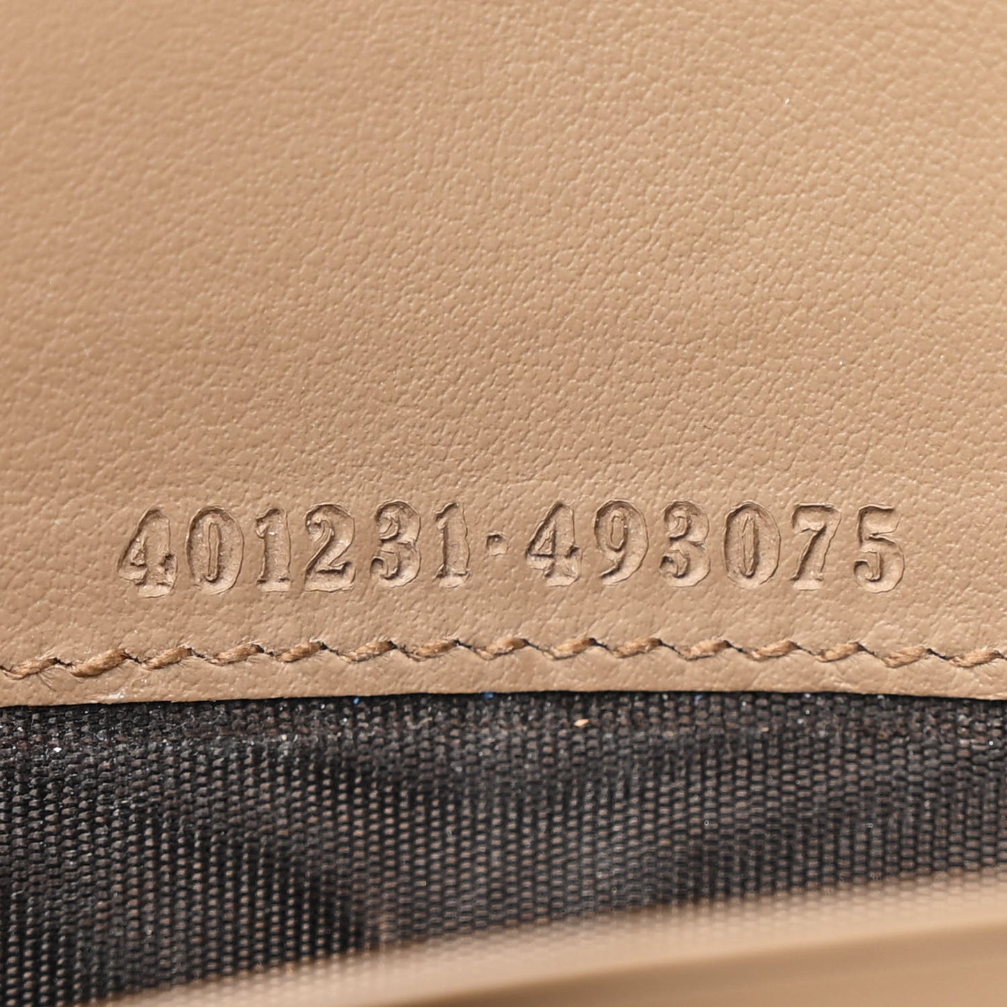 GG Supreme Monogram Mini Dionysus Chain Wallet Beige Taupe
