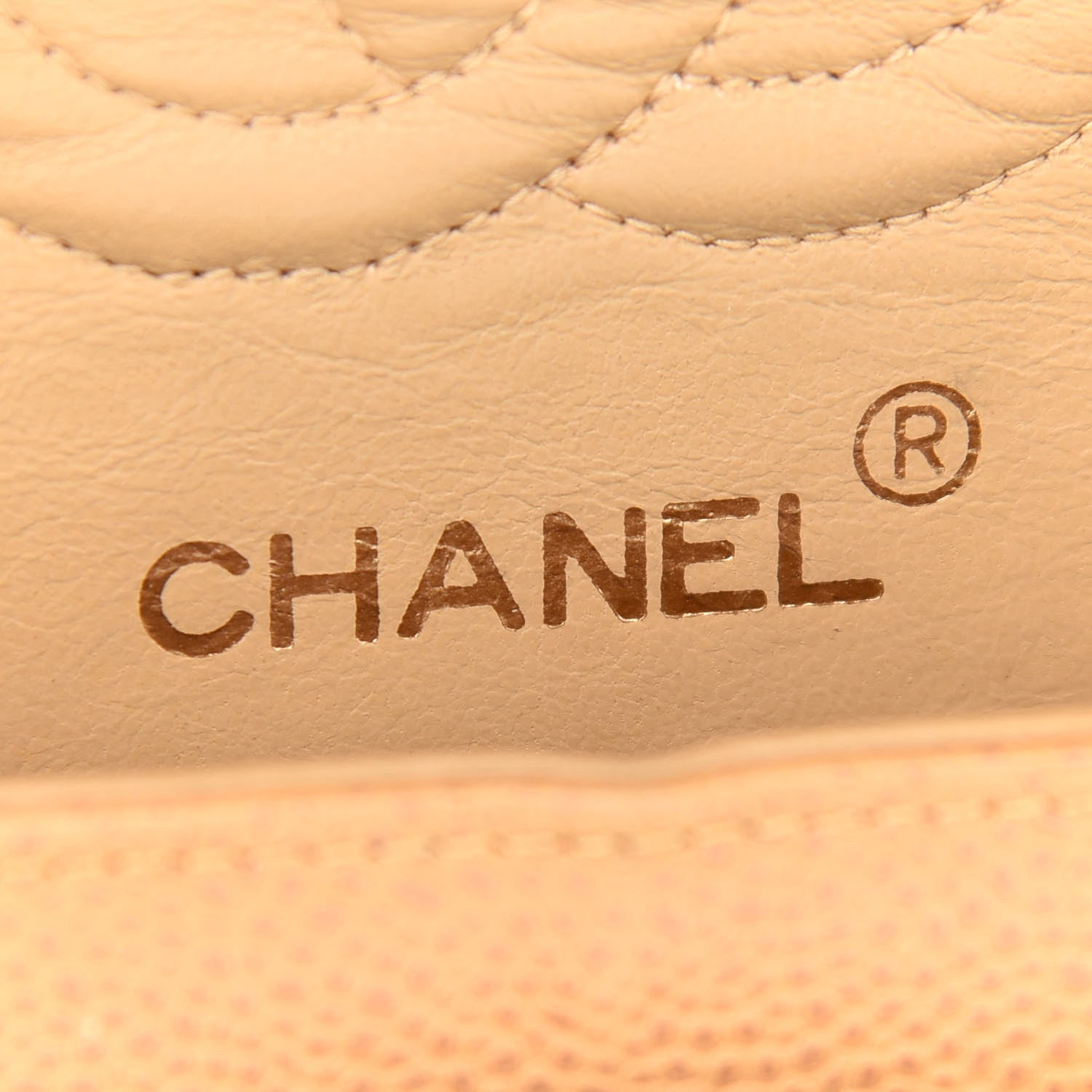Chanel Caviar Quilted Small Double Flap Beige 5 of 9