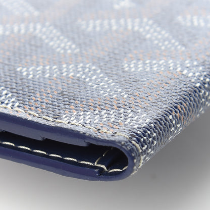 Goyard Goyardine Saint Marc Folding Card Case Navy 8 of 12