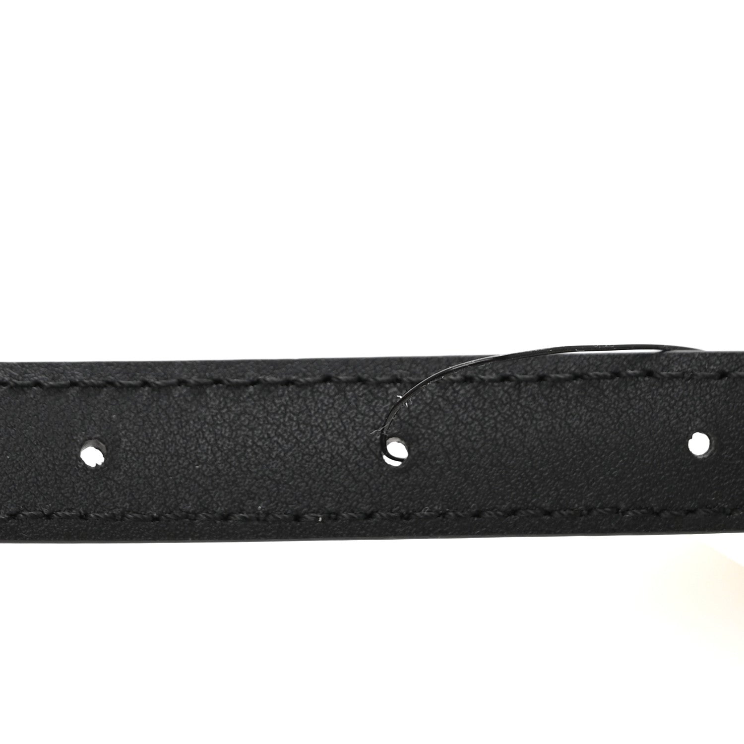 Gucci Efesto Leather Womens Horsebit 15/23mm Belt 90 36 Black 5 of 5