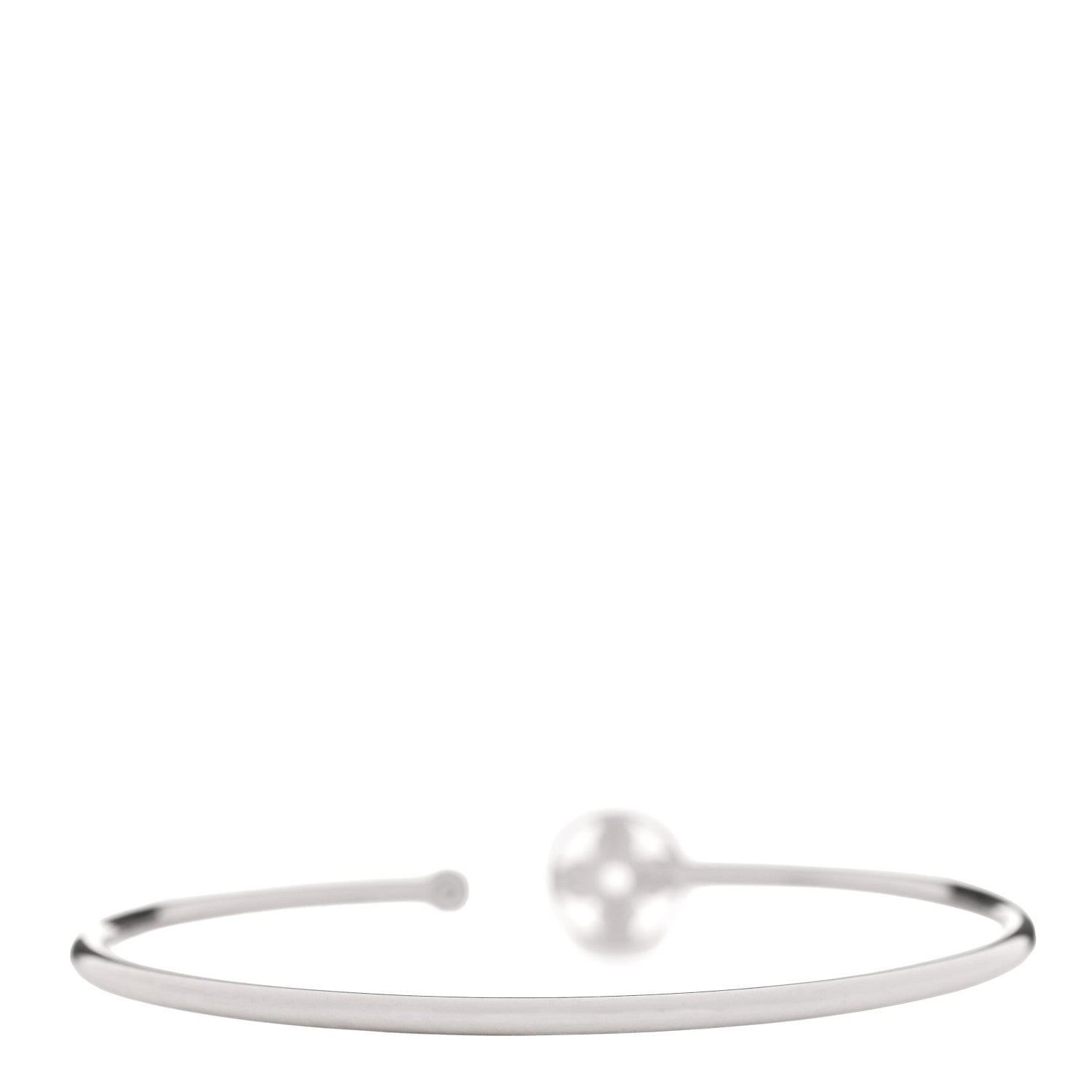 Louis Vuitton 18K White Gold Diamond Idylle Blossom Twist Bracelet 2 of 3