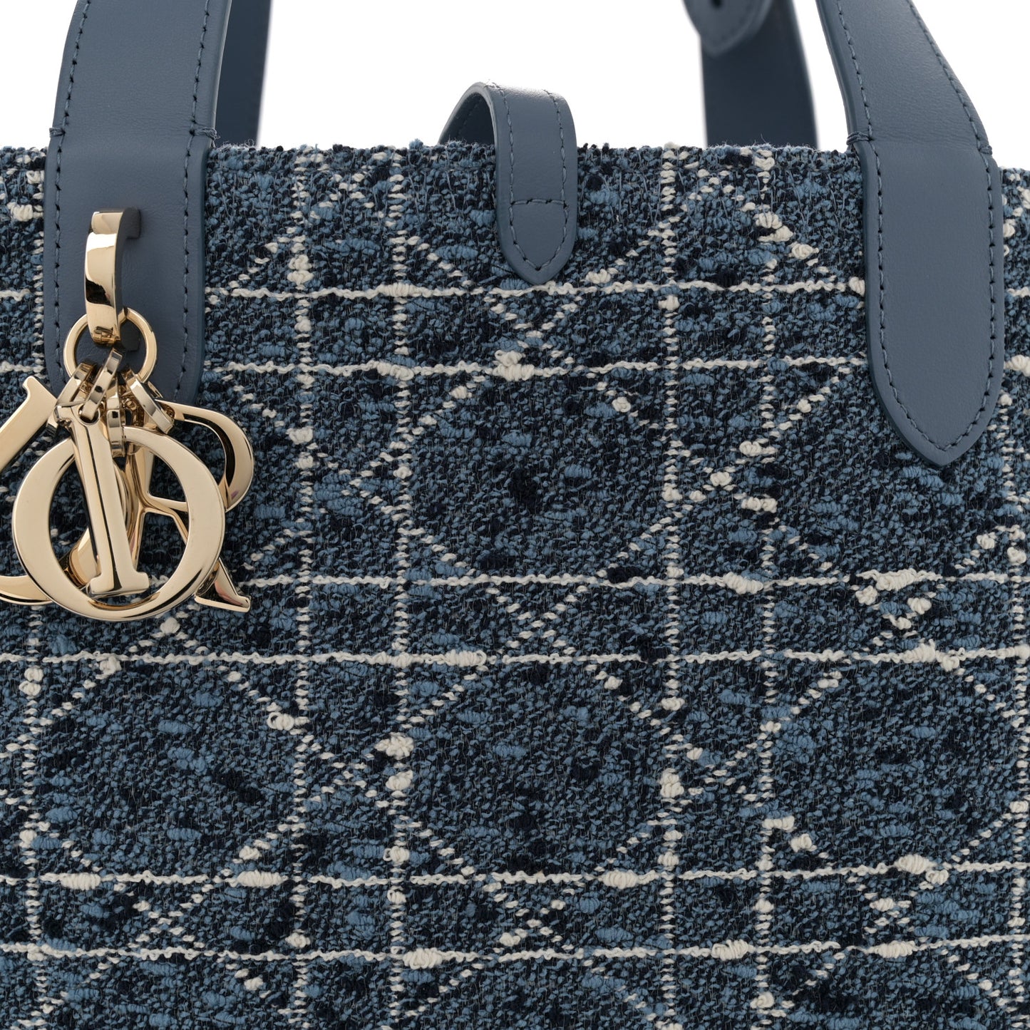 Tweed Cannage Medium Toujours Blue White