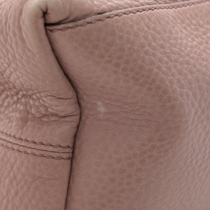 Gucci Pebbled Calfskin Medium Soho Chain Shoulder Bag Antique Rose 14 of 15