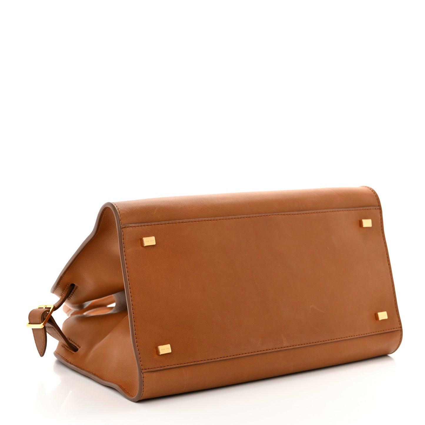 Polished Saddle Calfskin Soft Margaux 12 Cuir