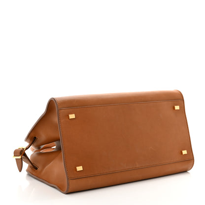 The Row Polished Saddle Calfskin Soft Margaux 12 Cuir 4 of 12