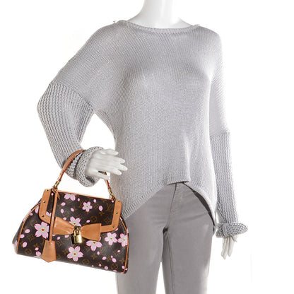 Louis Vuitton Monogram Cherry Blossom Sac Retro Bag Brown 2 of 8