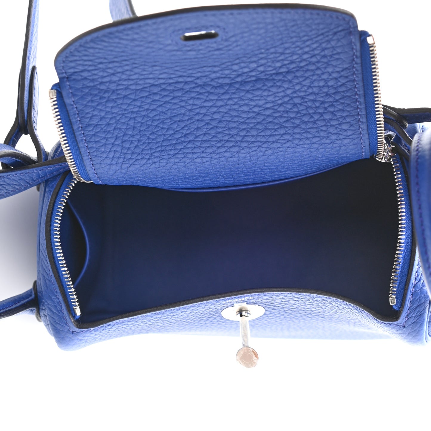 Taurillon Clemence Mini Lindy 20 Bleu Electrique
