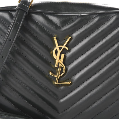 Saint Laurent Calfskin Matelasse Monogram Lou Camera Bag Military Green 9 of 9