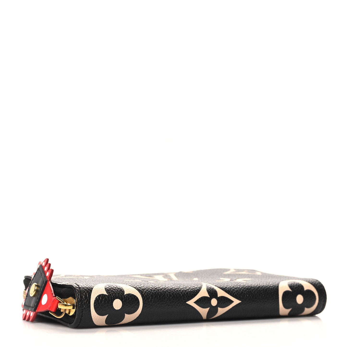 Empreinte Monogram Giant Crafty Zippy Wallet Black Creme