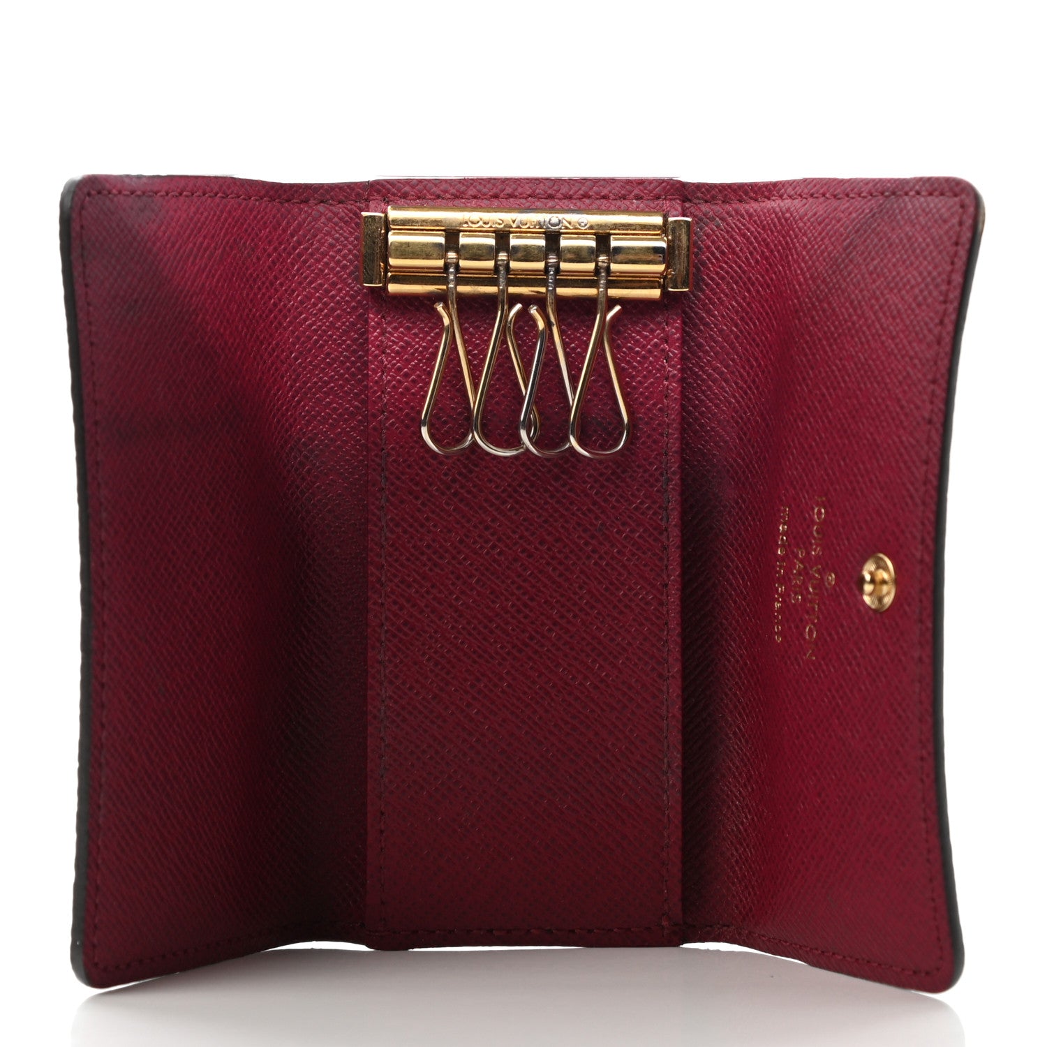 Louis Vuitton Monogram 4 Key Multicles Holder Fuchsia 4 of 15