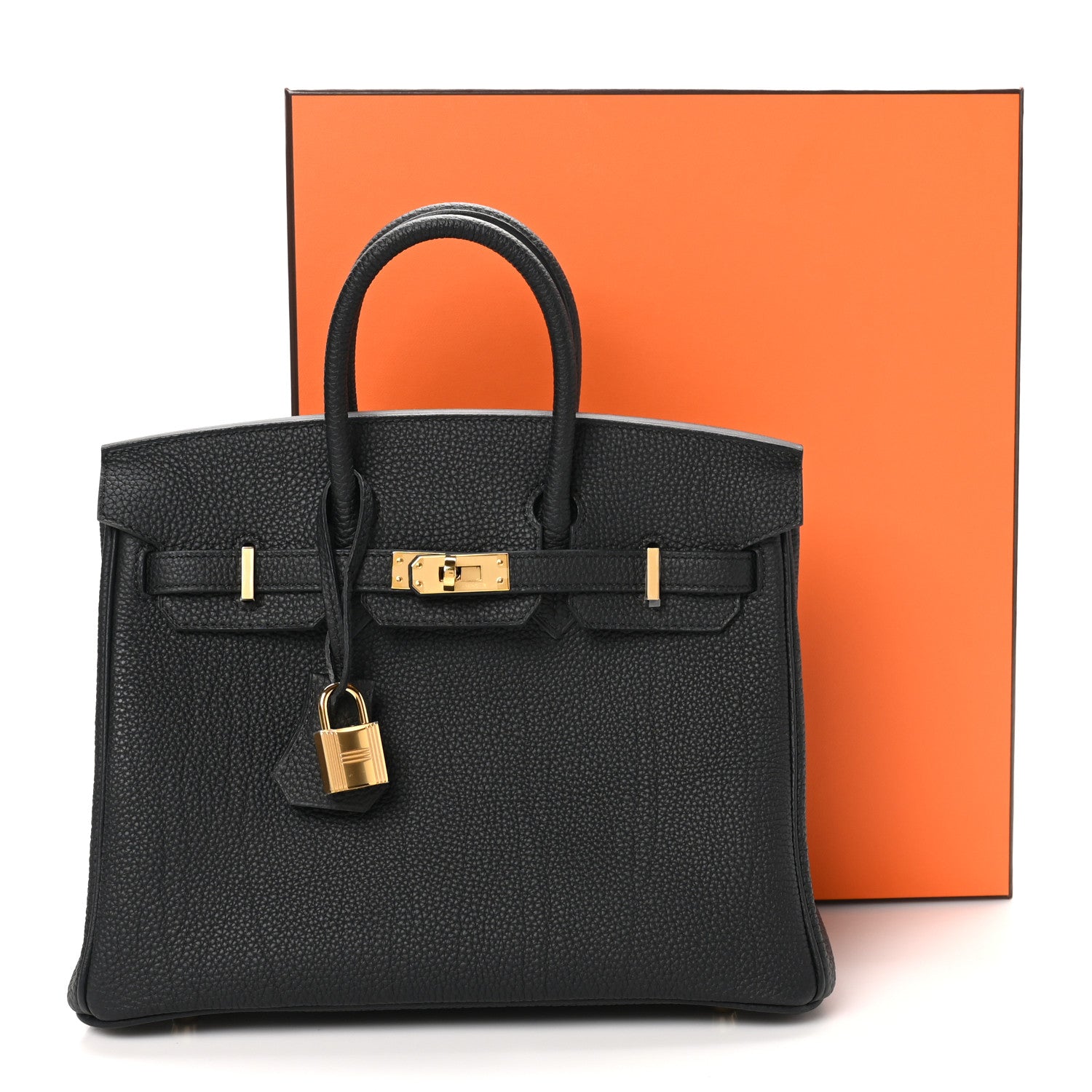 Hermes Togo Birkin 25 Black 11 of 11