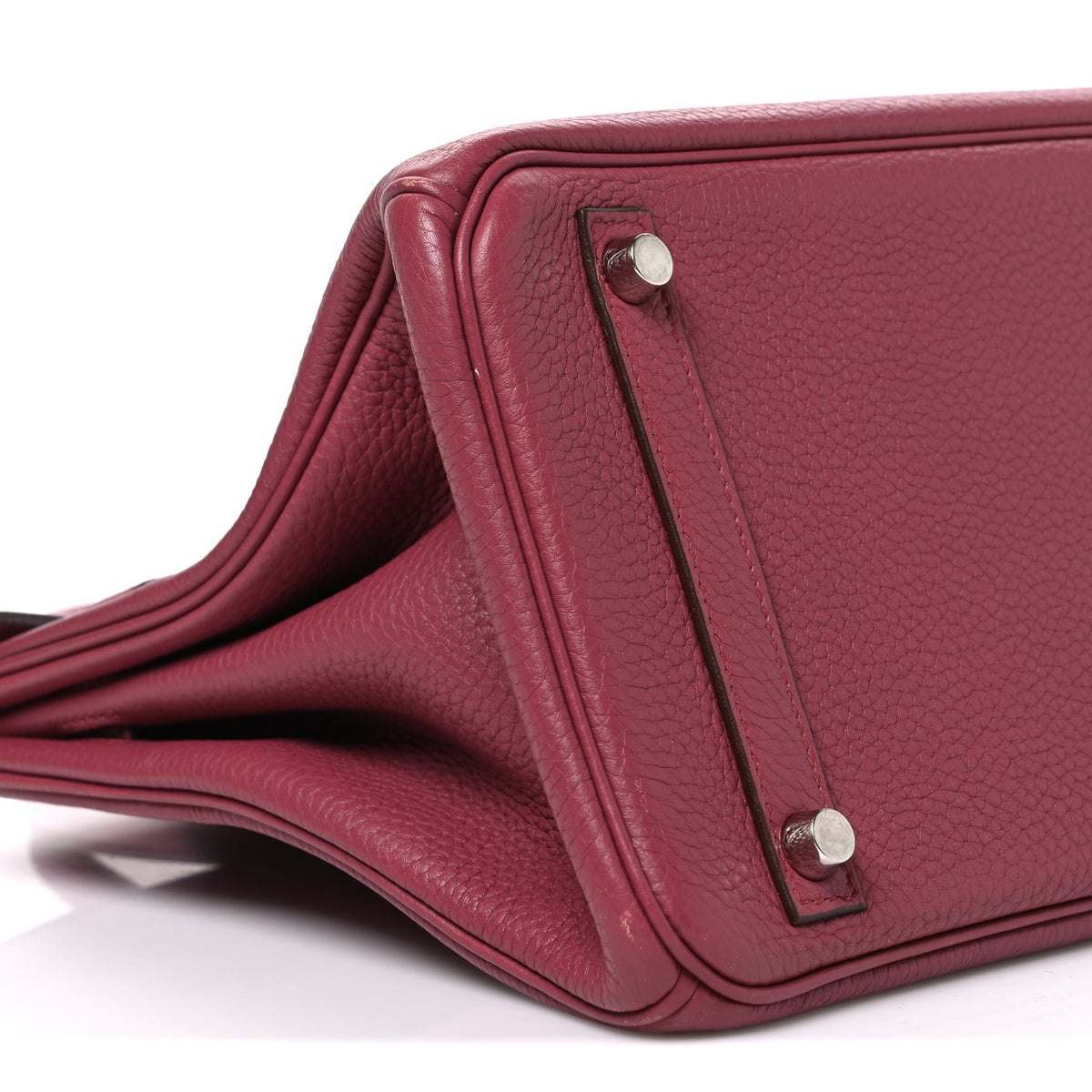Hermes Taurillon Clemence Birkin 30 Bois de Rose 9 of 12