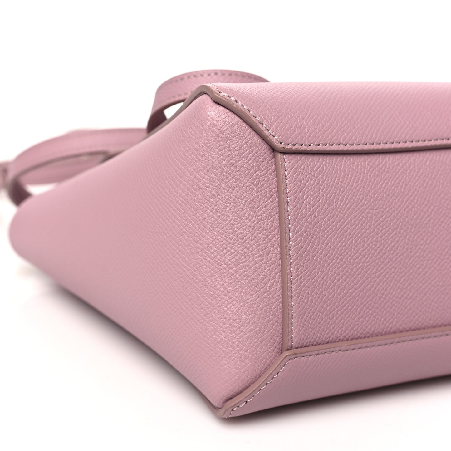 Grained Calfskin Nano Belt Bag Antique Rose Antique Rose