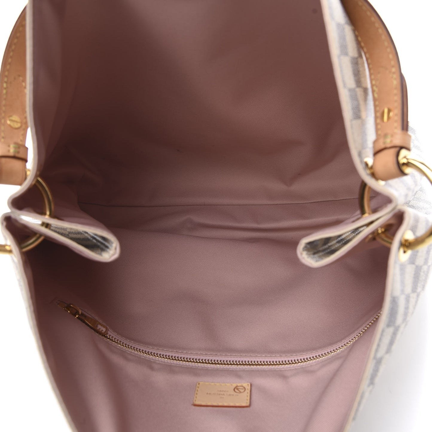 Damier Azur Graceful MM Rose Ballerine