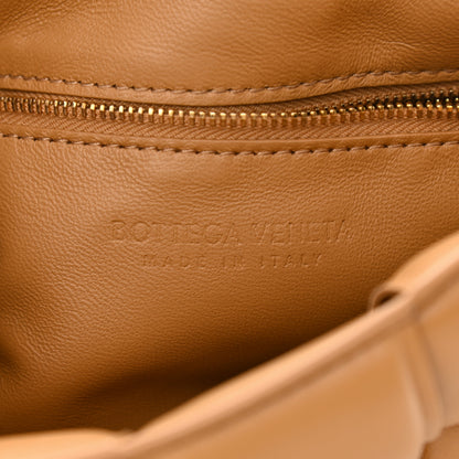 Bottega Veneta Lambskin Maxi Intreccio Padded Chain Cassette Crossbody Bag Caramel 7 of 15