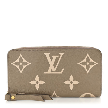 Louis Vuitton Empreinte Monogram Giant Zippy Wallet Tourterelle Creme 1 of 9